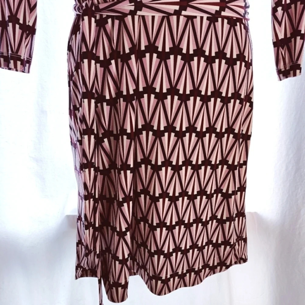 Beautiful DM Collection Geometric Shirt Dress EUC ❤️ - Picture 5 of 14